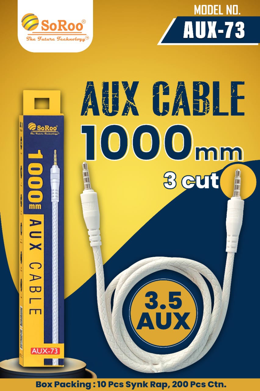 Soroo Aux Cable 1000 mm 3 Cut