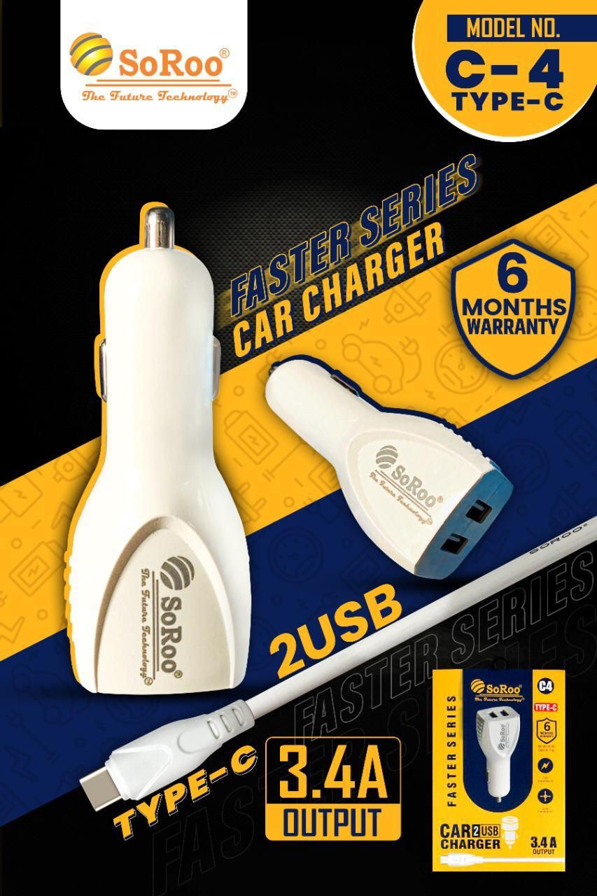 Soroo Car Mobile Charger C-4