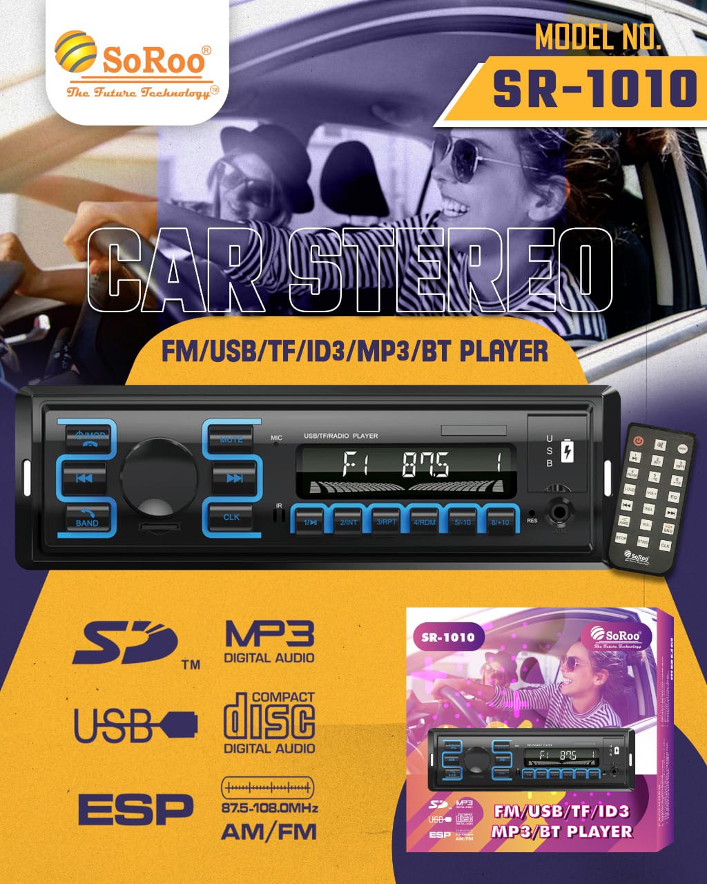 Soroo Car MP3 Player SR-1010