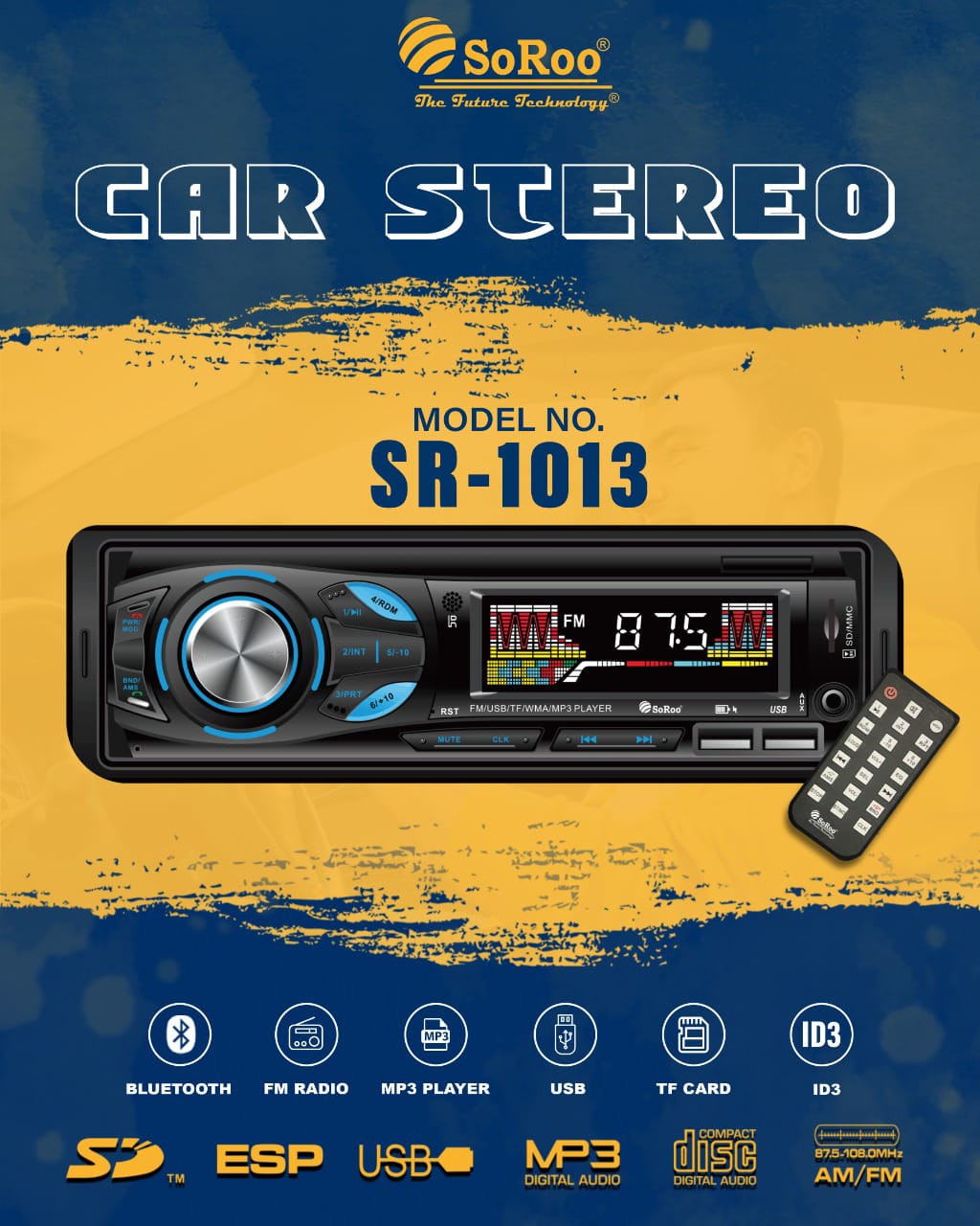 Soroo Car MP3 Player SR-1013